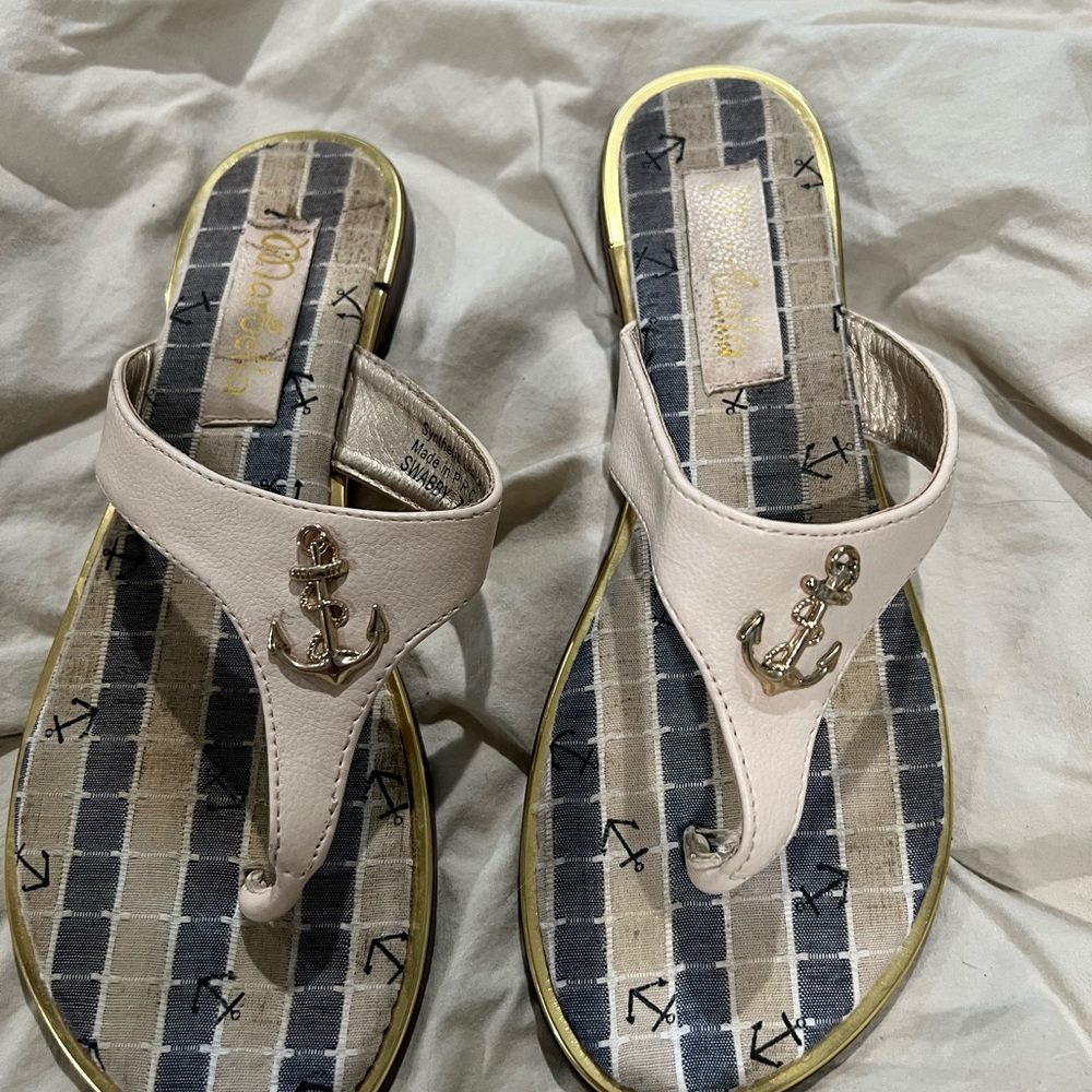 Marbella Swabby Sandals, Sz 7